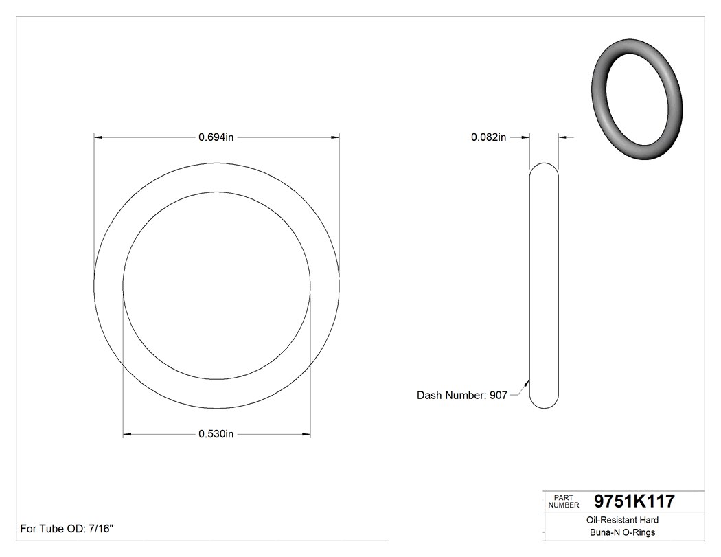 Technical drawing - 9751K117